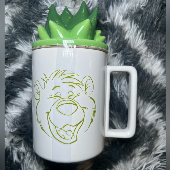 Disney’s the Jungle Book Baloo Mug with Lid Bare Necessities NWT - Picture 3 of 6